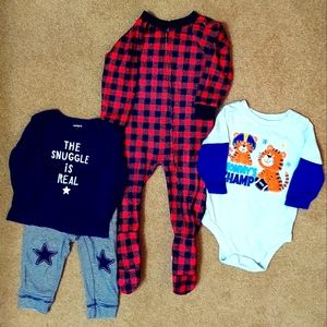 12 Month Winter Pajamas